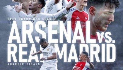 DeepSeek预测欧冠阿森纳vs皇马：枪手2-1小胜，或1-1战平皇马